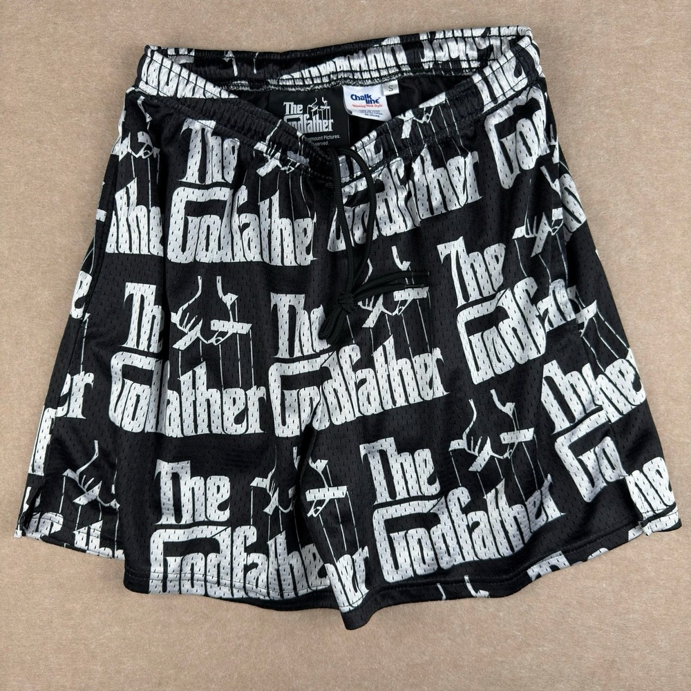 The Godfather Chalk Line Hoodie‎ M Shorts S Black Don Corleone Licensed Bundle - Picture 11 of 16